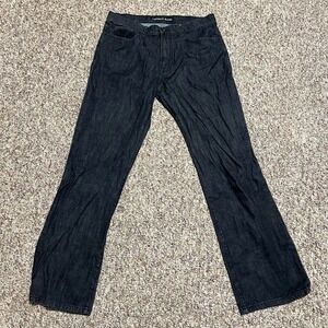 Express Black Jeans men's size 36 x 34, bootcut, bootcut, black, relaxed